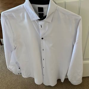 Mens white dress shirts H&M medium